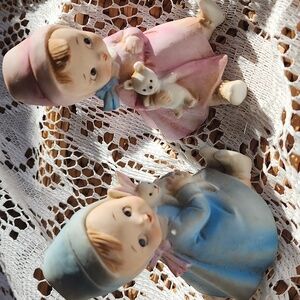 Lefton China Girls Vintage 1950's 60's